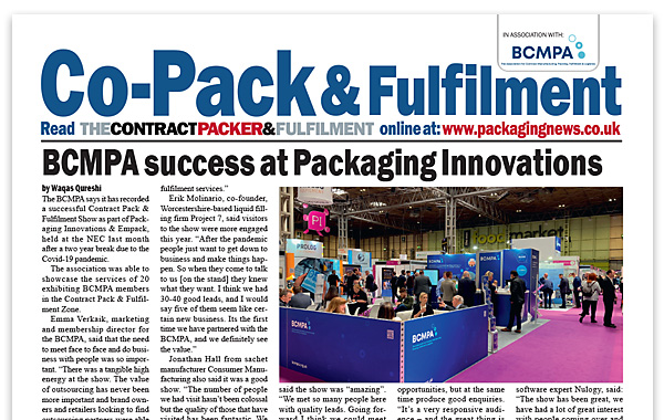 BCMPA success at Packaging Innovations – Jun 2022