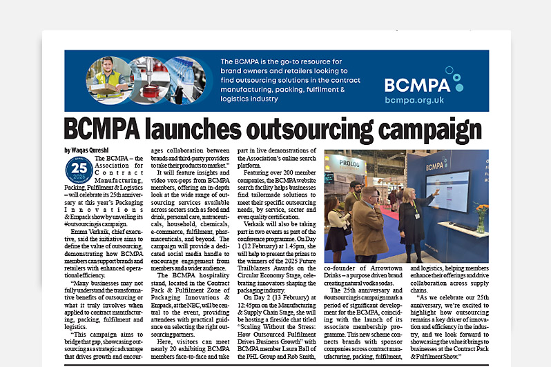 BCMPA Launches #outsourcingis Campaign for 2025